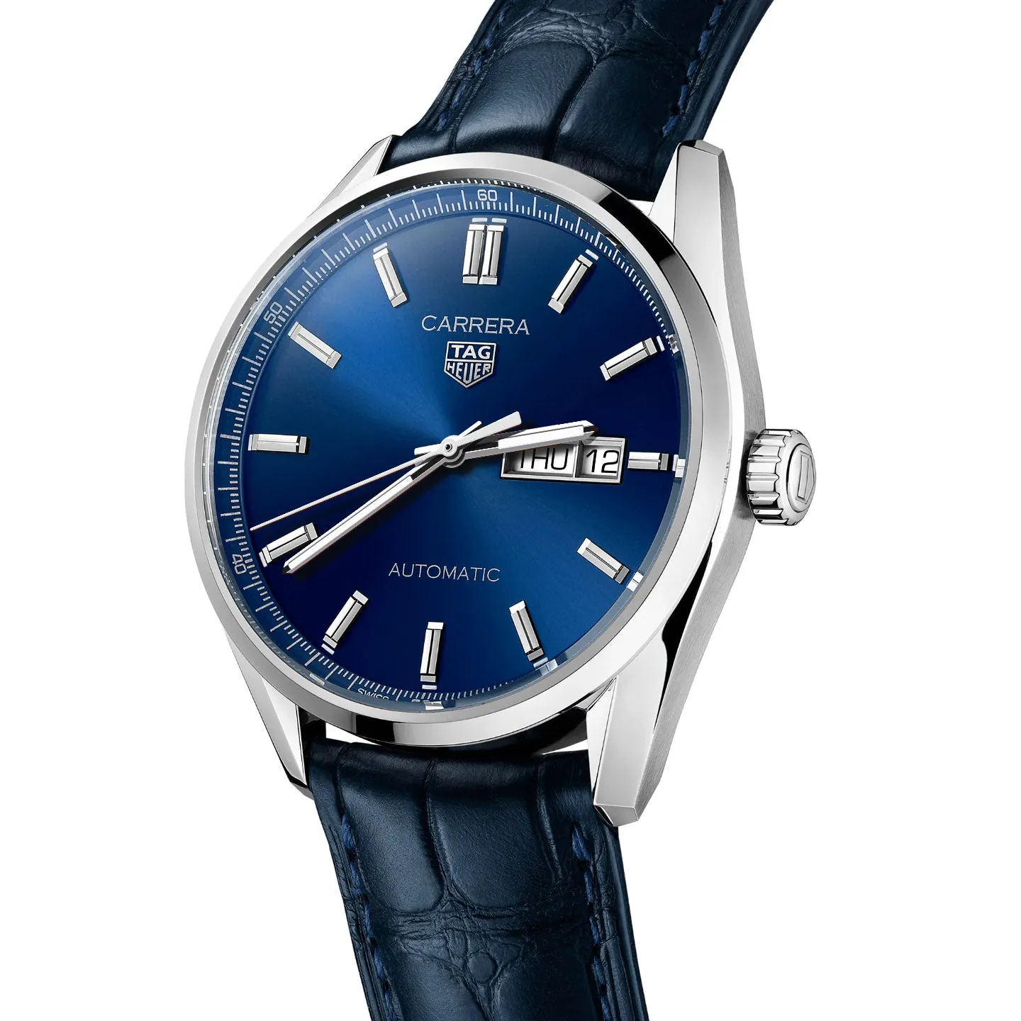 Tag Heuer Carrera Men's Blue Day-Date Watch WBN2012.FC6502
