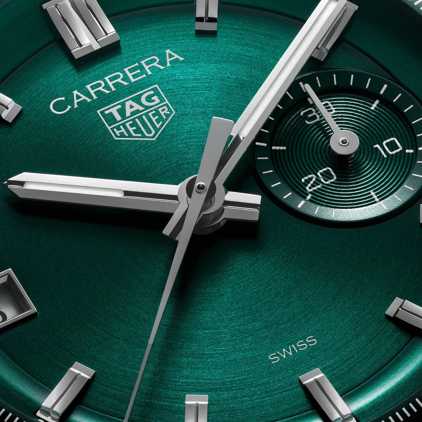 Tag Heuer Carrera Men's Green Chronograph Watch CBS2211.FC6545