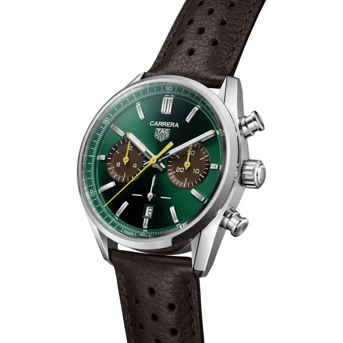 Tag Heuer Carrera Men's Green Chronograph Watch Limited Edition