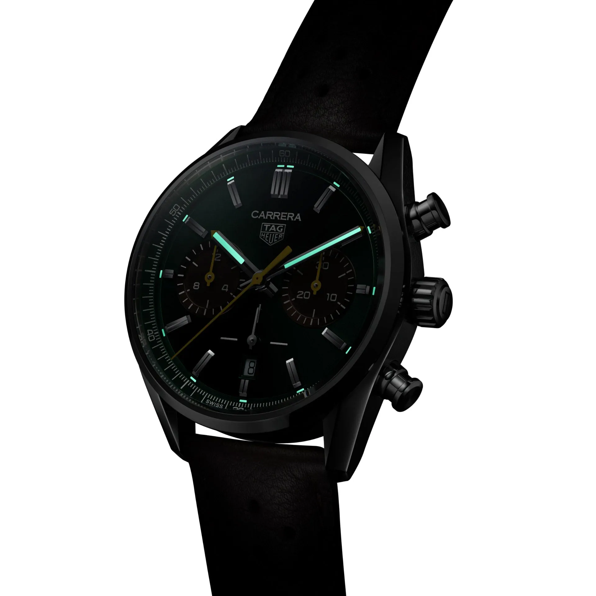 Tag Heuer Carrera Men's Green Chronograph Watch Limited Edition