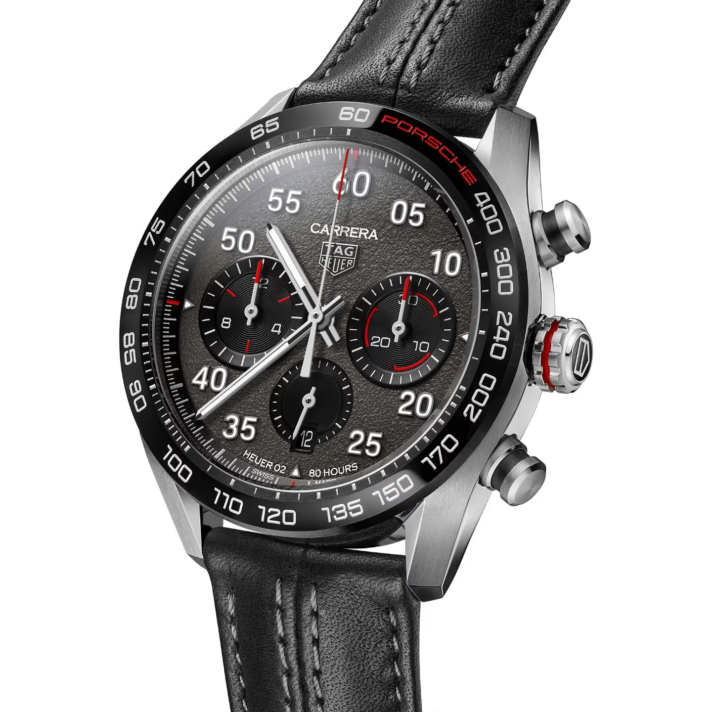 Tag Heuer Carrera Men's Grey Chronograph X Porsche Special Edition Watch
