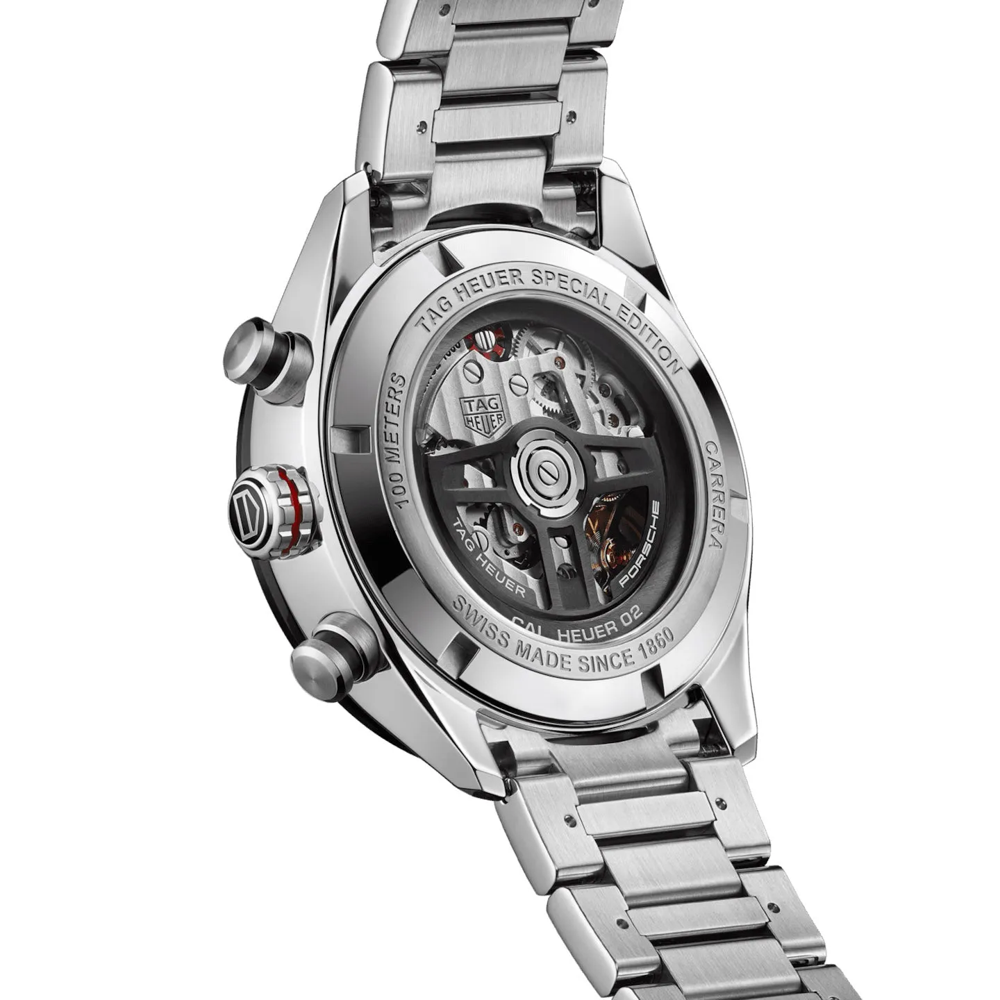 Tag Heuer Carrera Men's Grey Chronograph X Porsche Watch CBN2A1F.BA0643