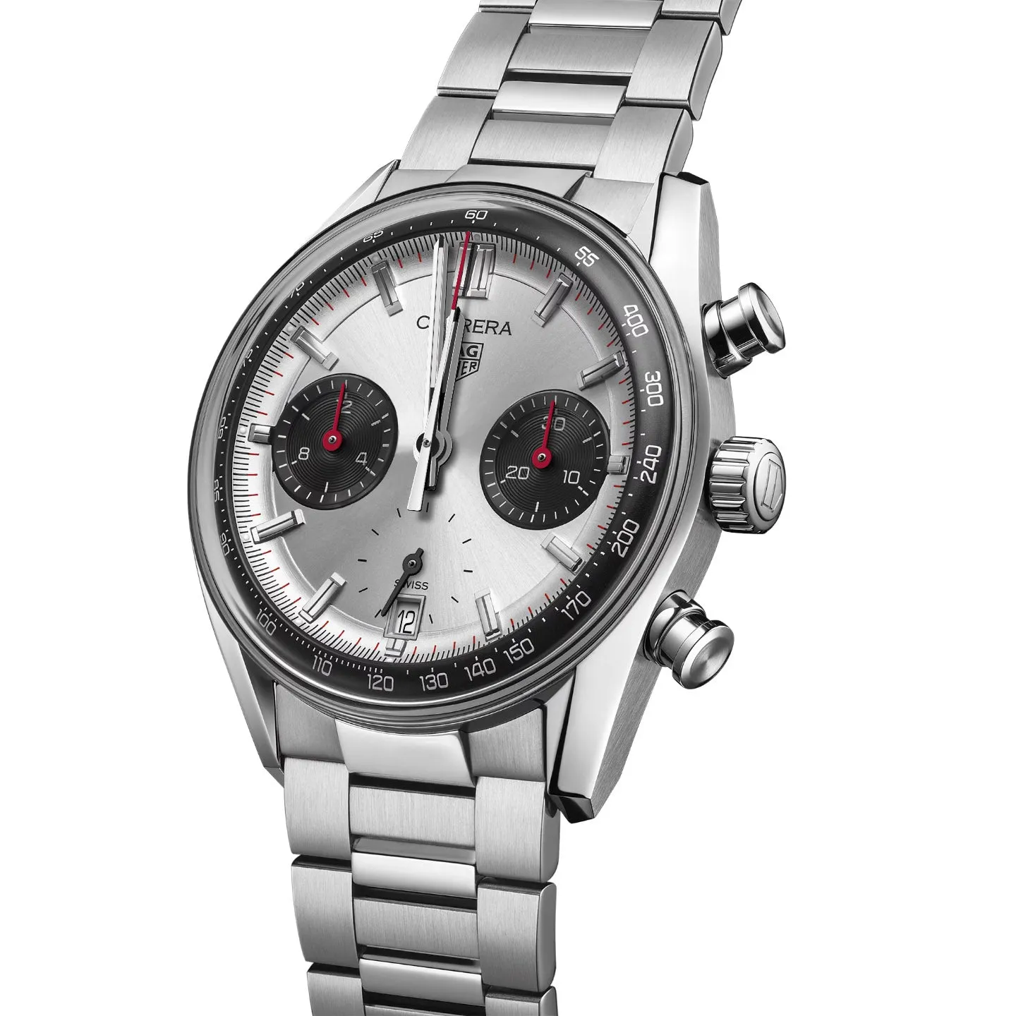 Tag Heuer Carrera Men's White Chronograph Watch CBS2216.BA0041