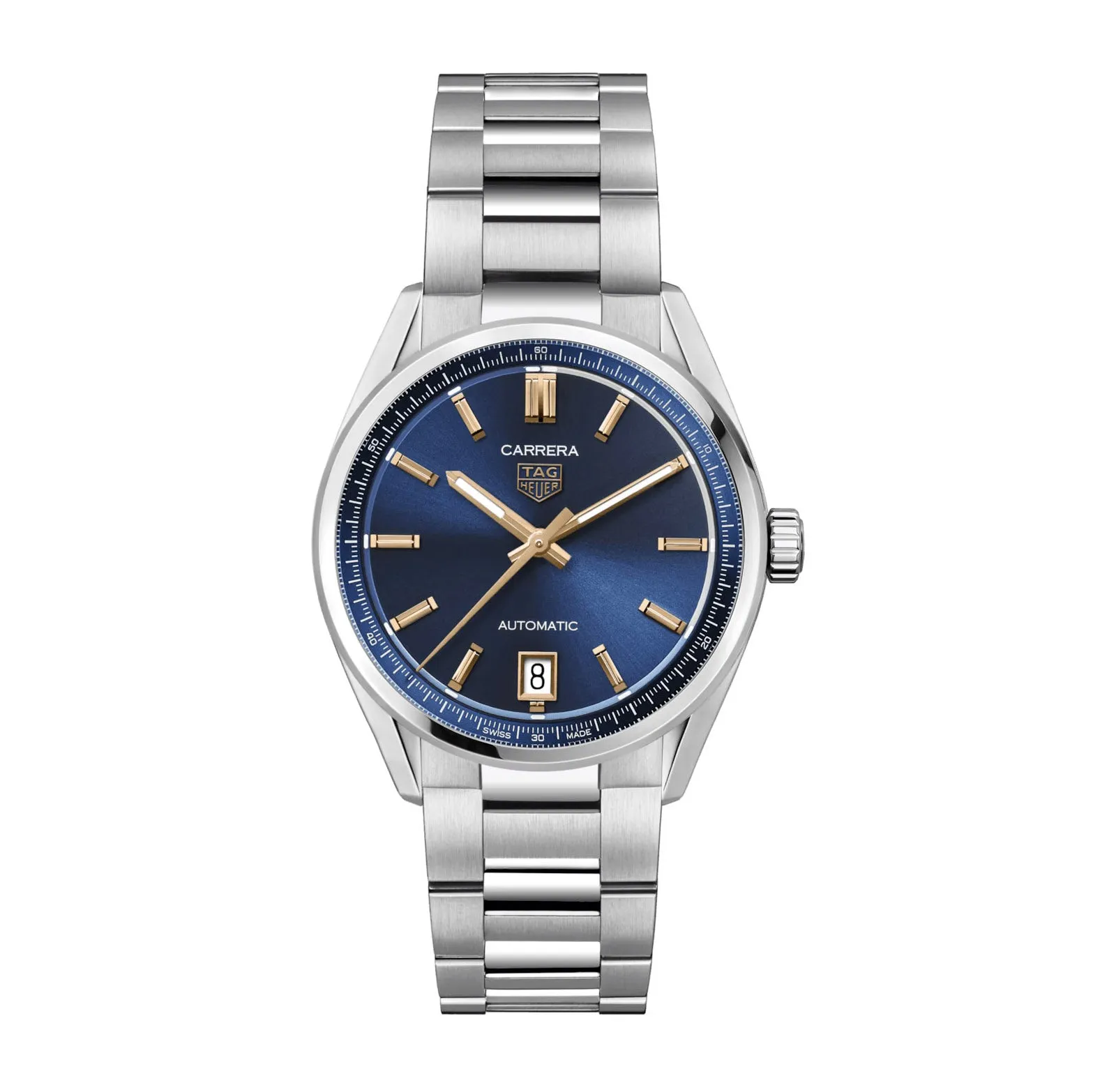 Tag Heuer Carrera Unisex Blue and Rose Gold Watch WBN2311.BA0001