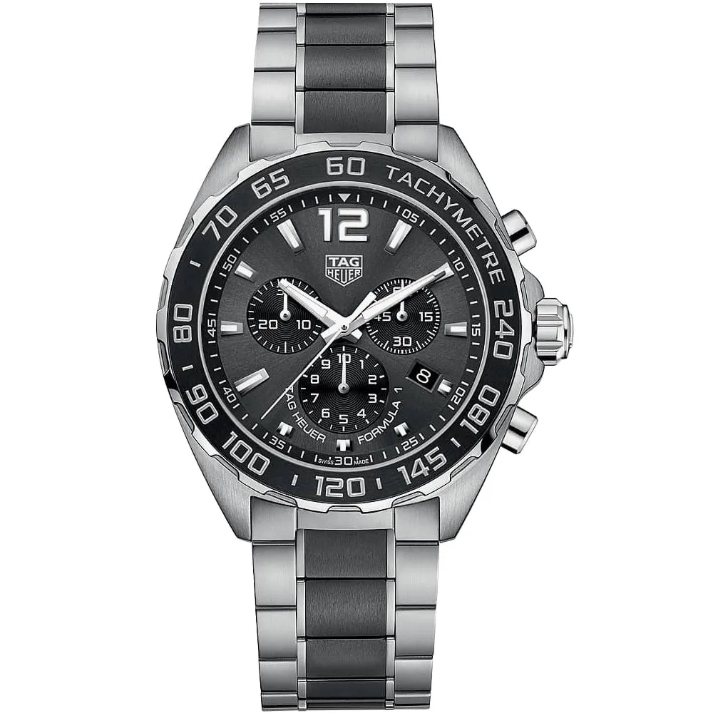 Tag Heuer Formula 1 Chronograph Men's Grey Watch CAZ1011.BA0843