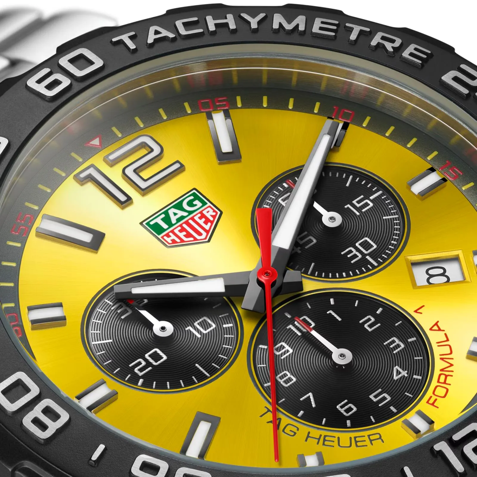 TAG Heuer Formula 1 Chronograph Yellow Bracelet Watch