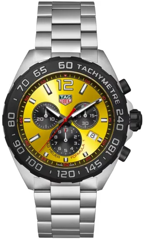 TAG Heuer Formula 1 Chronograph Yellow Bracelet Watch