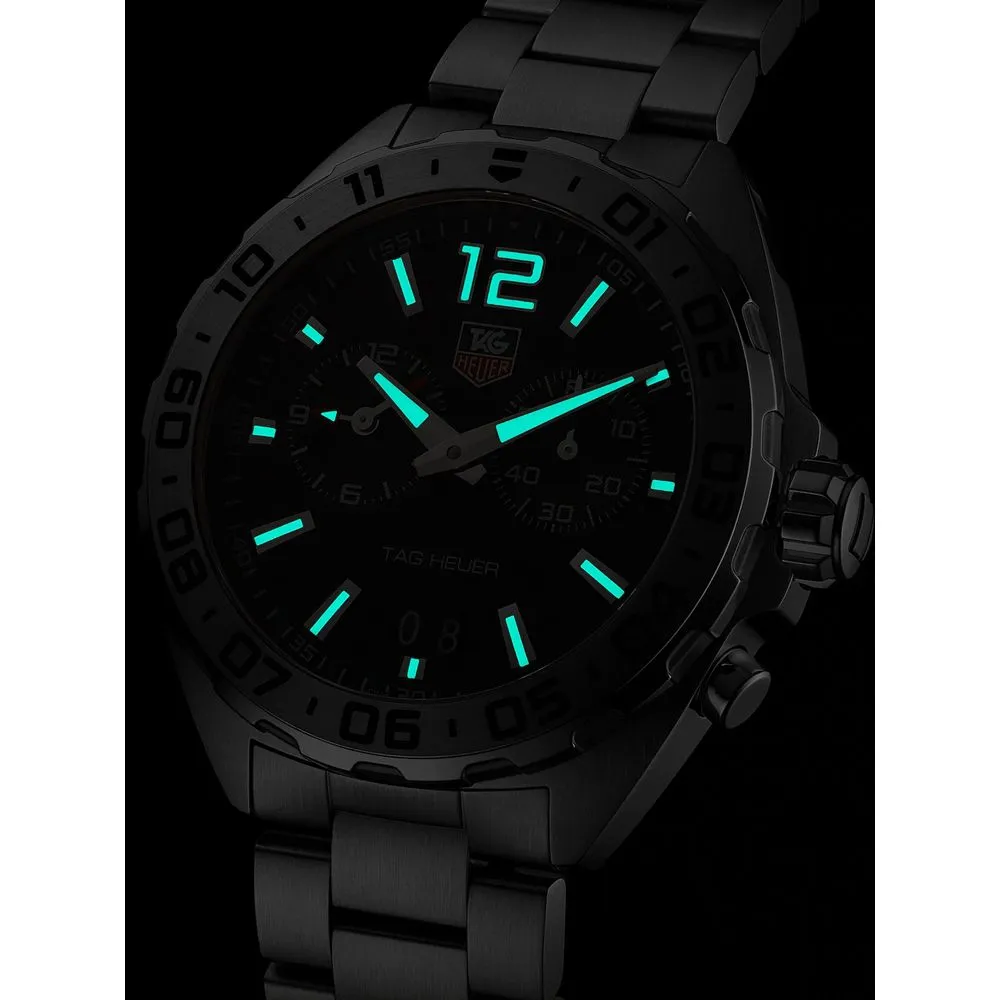 Tag Heuer Formula 1 Men's Black Alarm Watch WAZ111A.BA0875