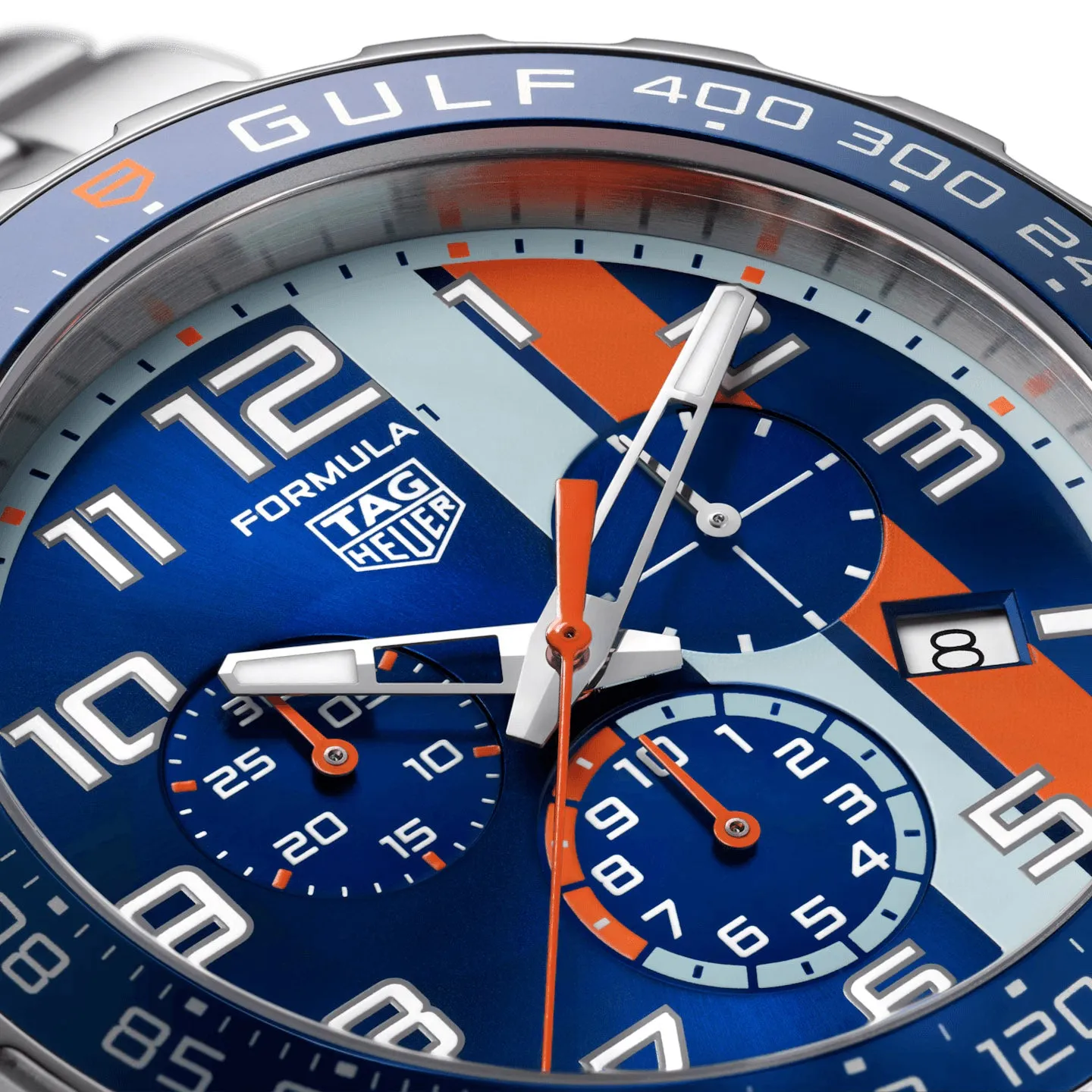 Tag Heuer Formula 1 Men's Gulf Special Edition Blue Chronograph Watch