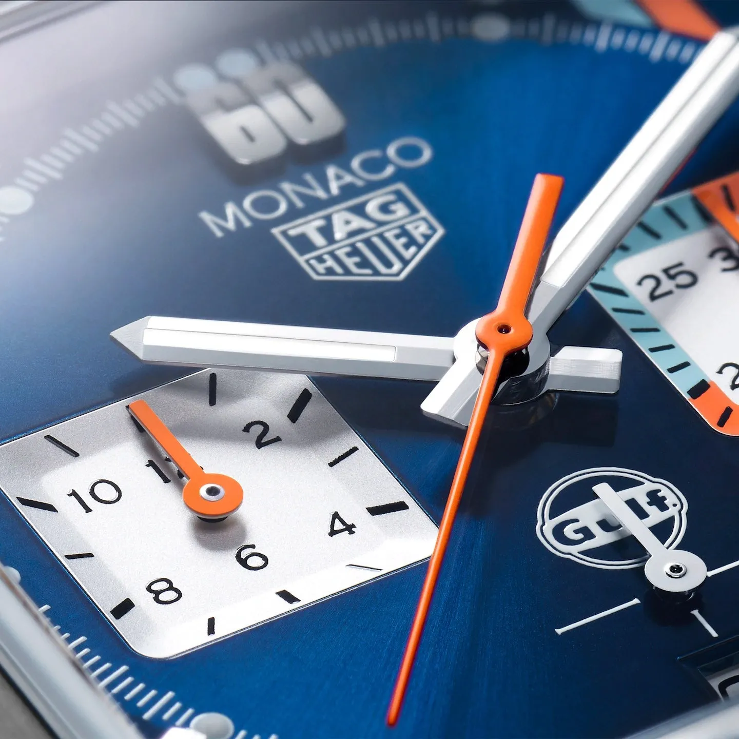 Tag Heuer Monaco Men's Blue Gulf Special Edition Chronograph Watch