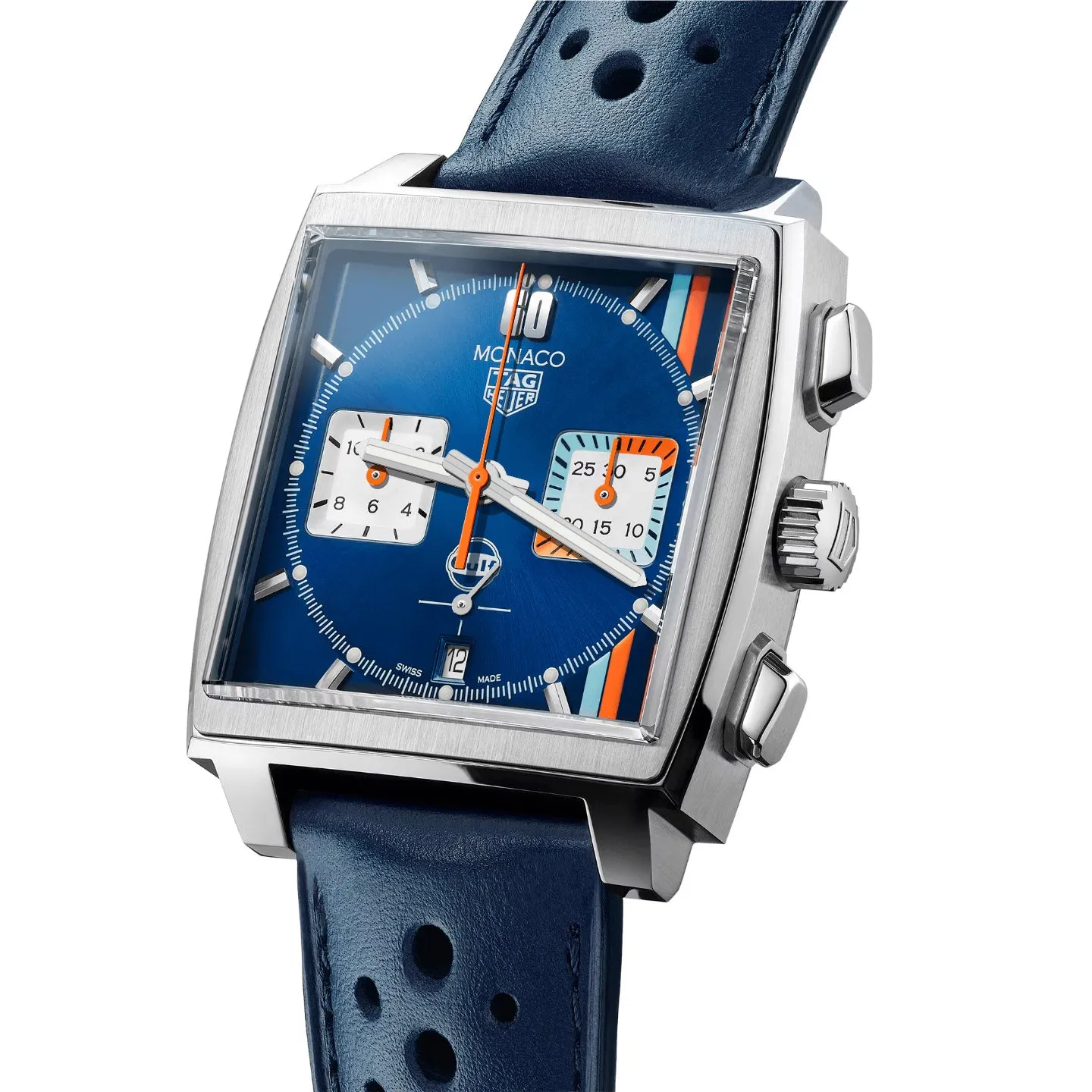 Tag Heuer Monaco Men's Blue Gulf Special Edition Chronograph Watch