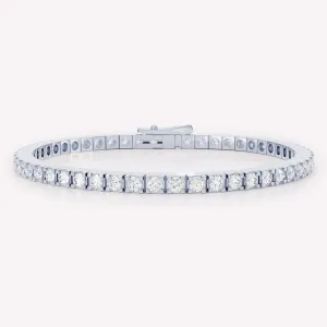 The LOEV Tennis 18K Whitegold Bracelet w. Lab-Grown Diamonds