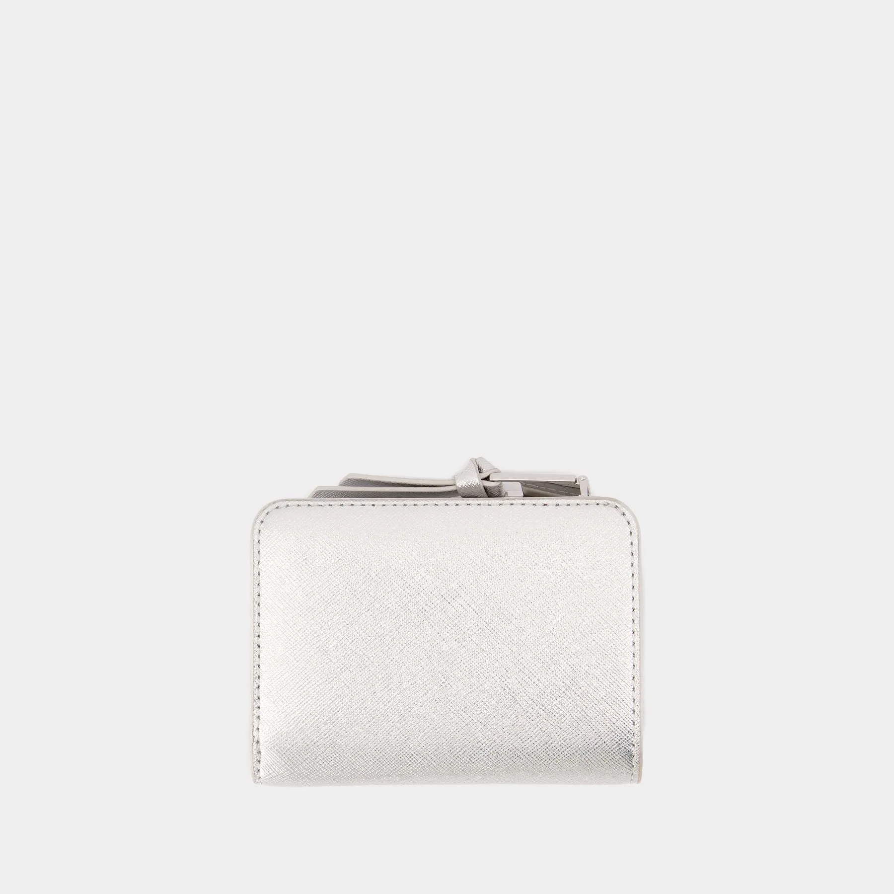 The Mini Compact Wallet - Marc Jacobs - Leather - Silver