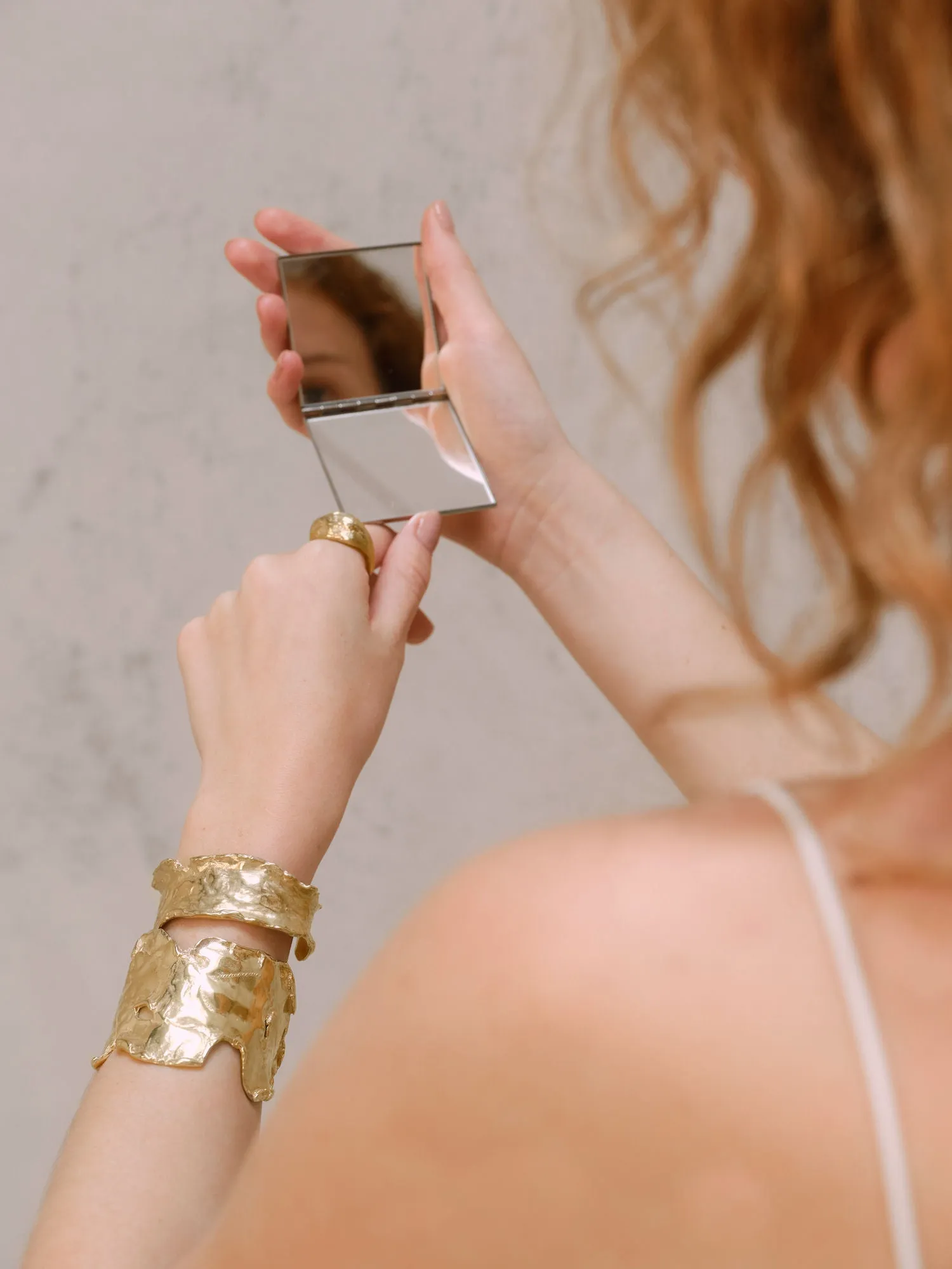 The Oceanus Gold Plated Bangle