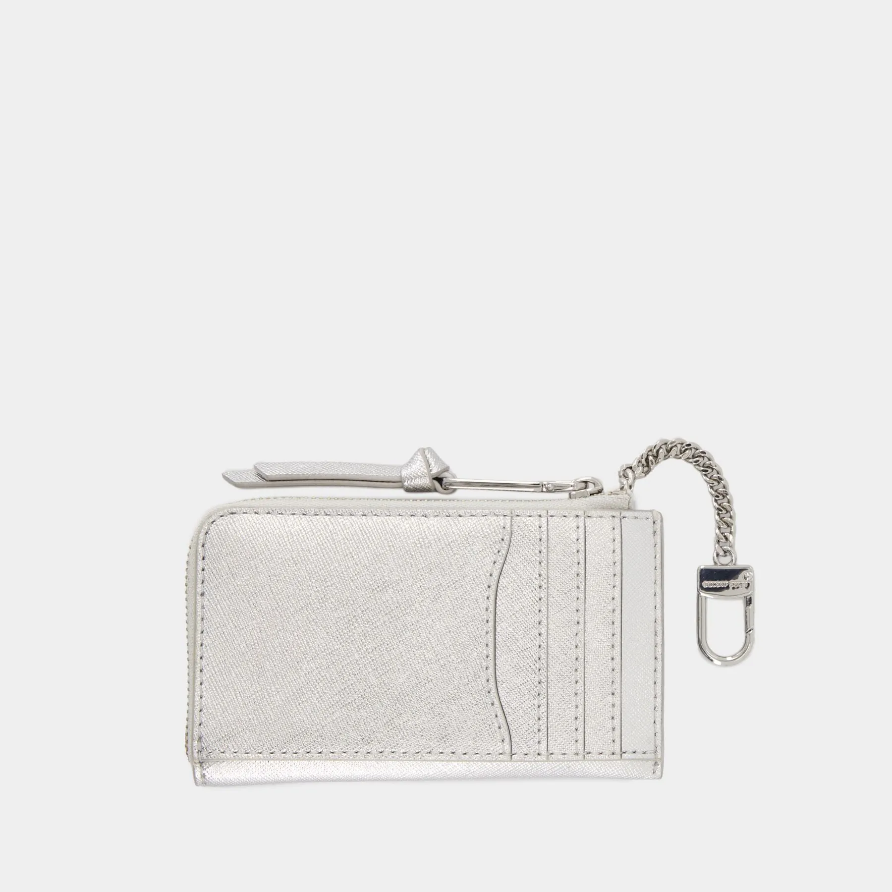 The Top Zip Wallet - Marc Jacobs - Leather - Silver