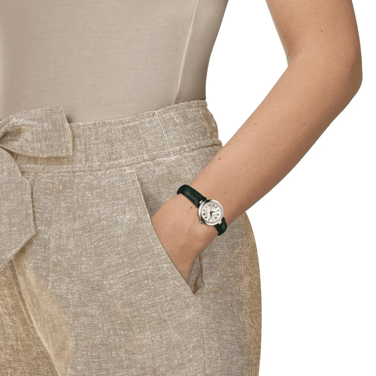Tissot Bellissima Green Leather Watch