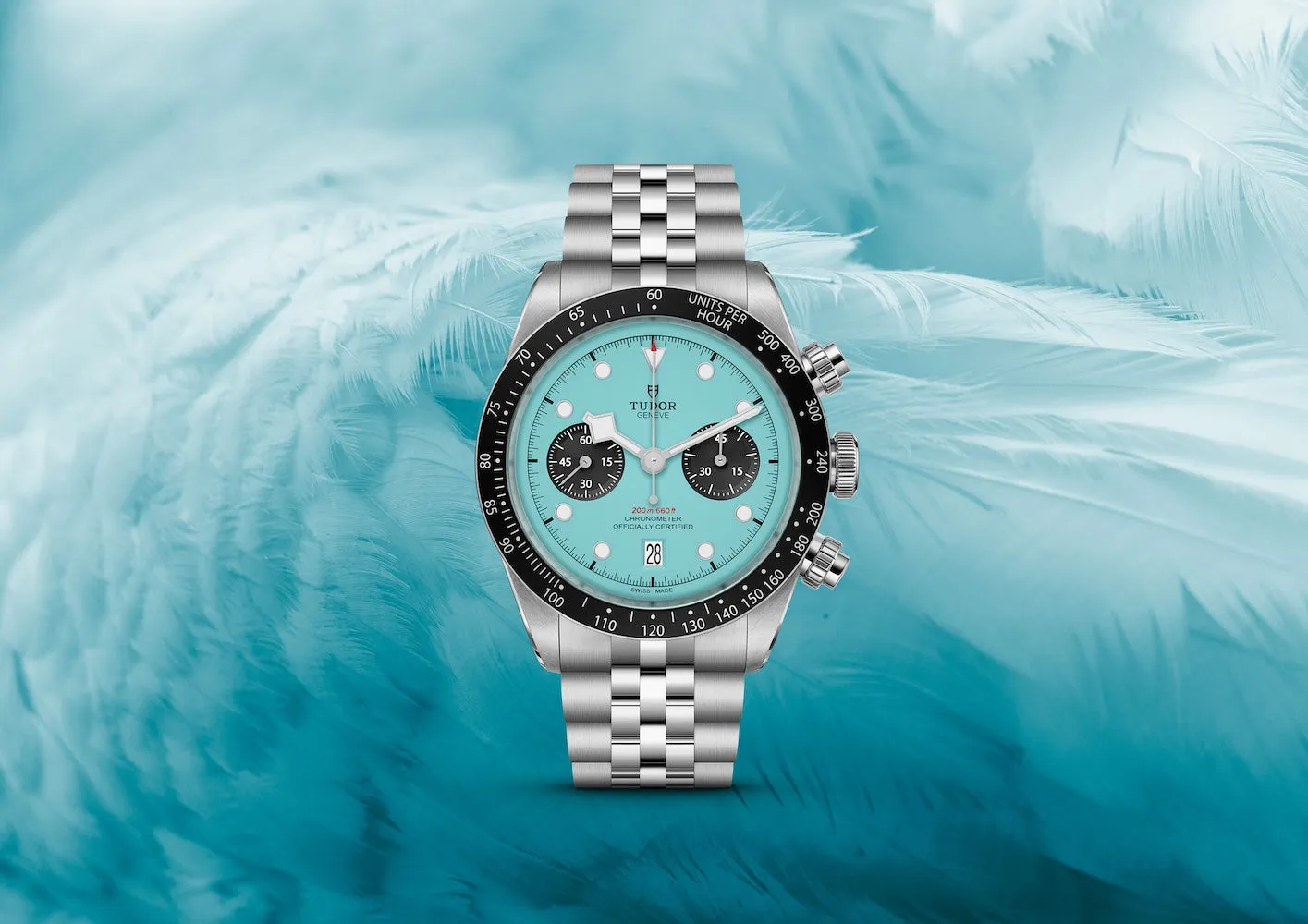 TUDOR Black Bay Chrono Flamingo Blue Watch