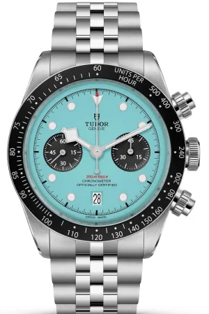 TUDOR Black Bay Chrono Flamingo Blue Watch