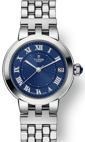 TUDOR Clair De Rose 34mm Blue Watch