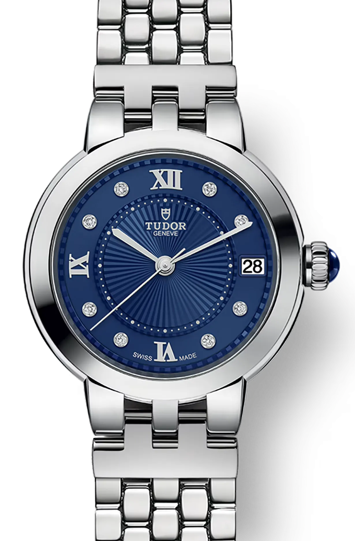 TUDOR Clair De Rose 34mm Blue Watch