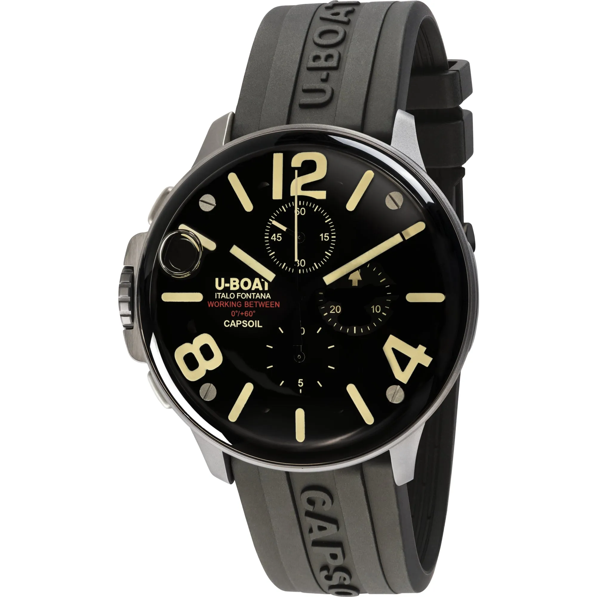 U-Boat 8111/B Men's Black Capsoil Chronograph Watch