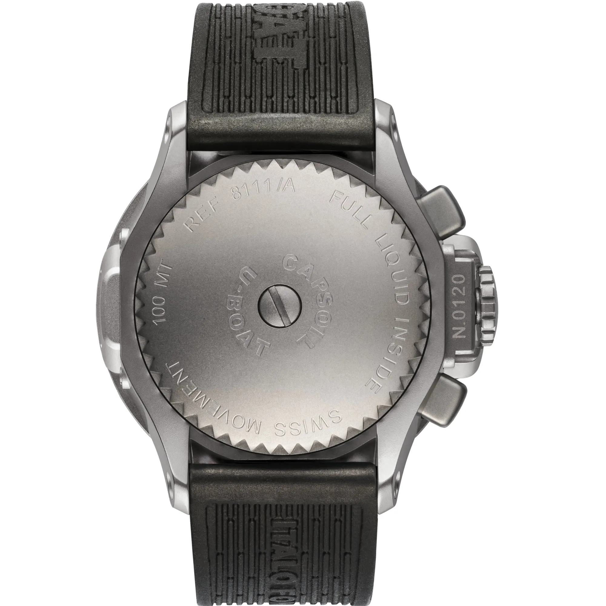 U-Boat 8111/B Men's Black Capsoil Chronograph Watch