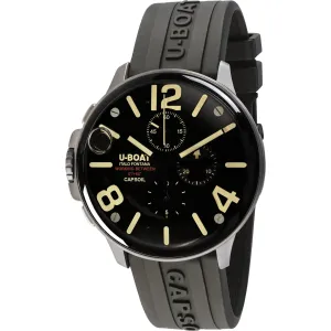 U-Boat 8111/B Men's Black Capsoil Chronograph Watch
