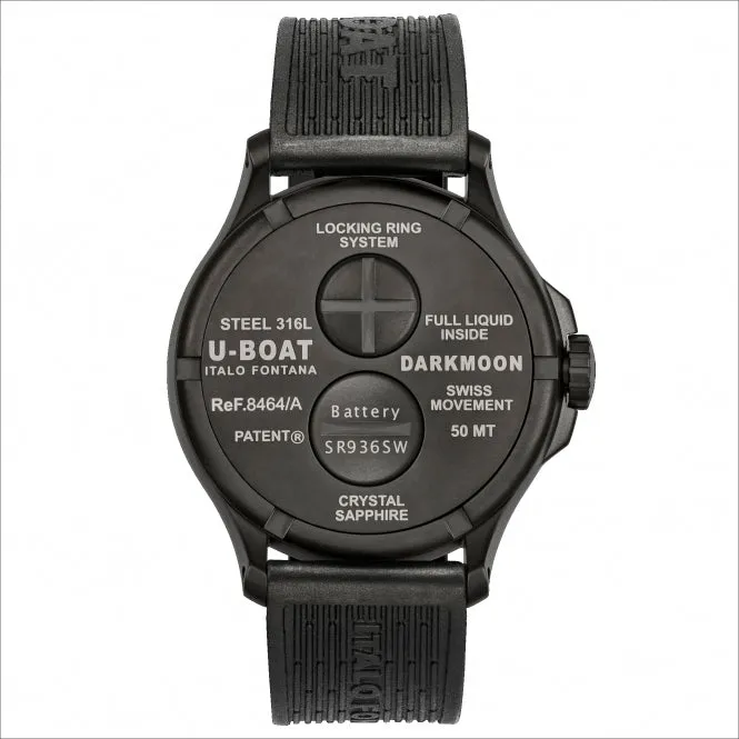 U-Boat 8464/B Men's Black Darkmoon Watch