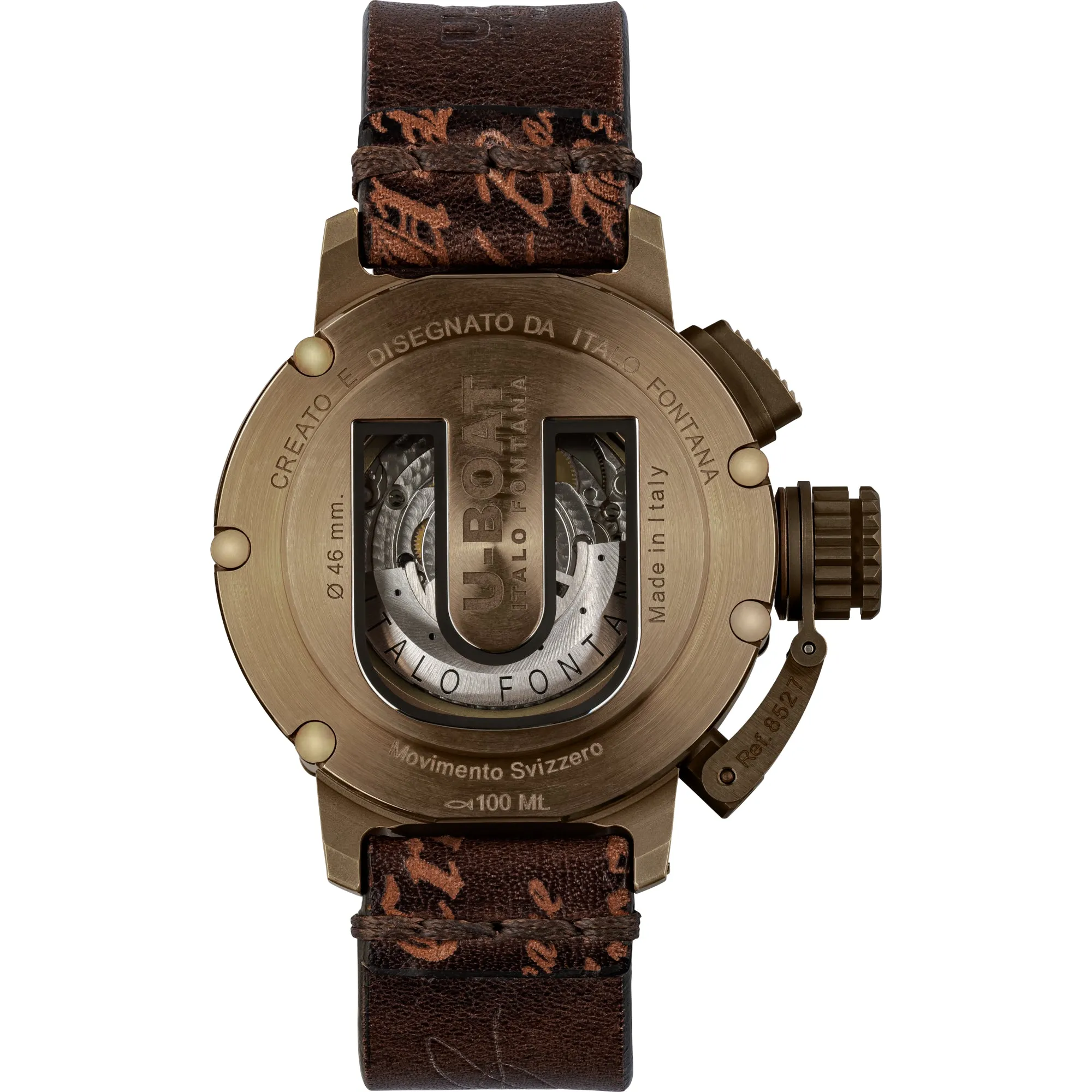 U-Boat 8527 Men's Chimera Automatic Brown Watch