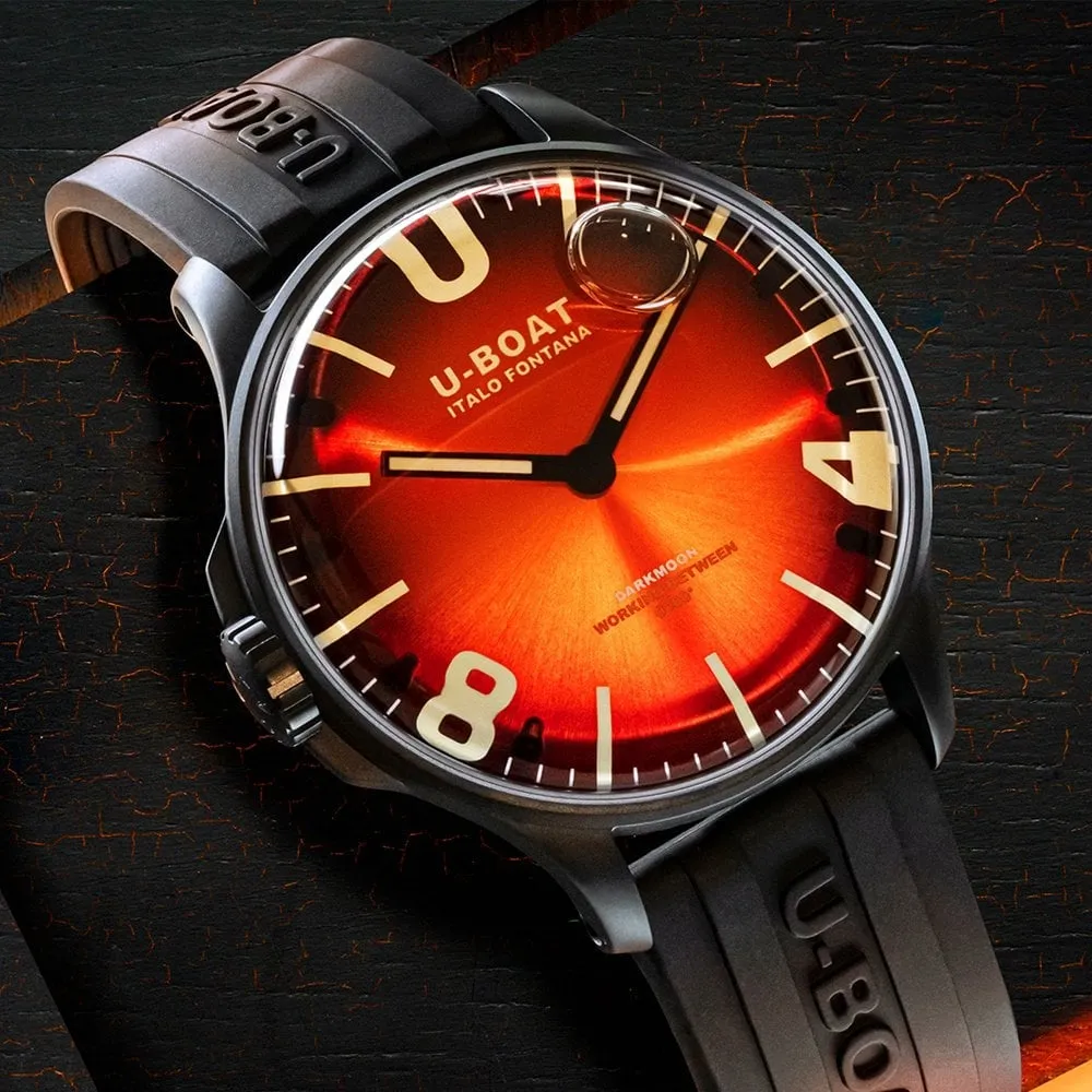 U-Boat 8697 Men's Cardinal Red  Darkmoon Watch