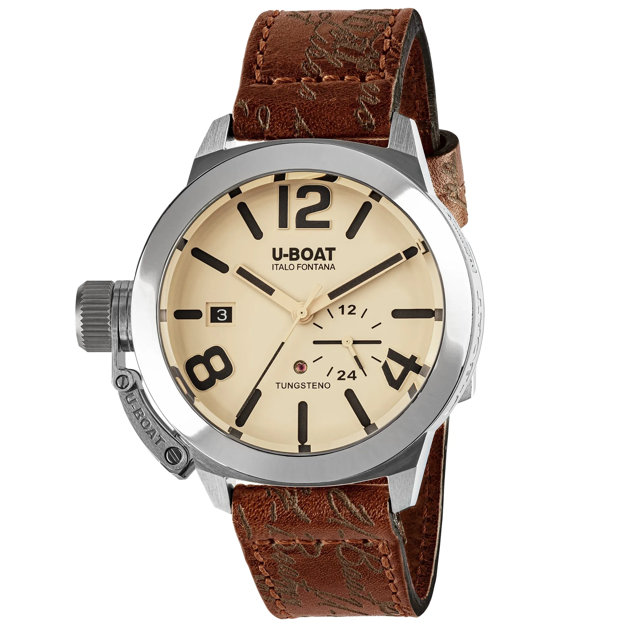 U-Boat 8892 Classico 42mm Tungsten BE Men's Watch