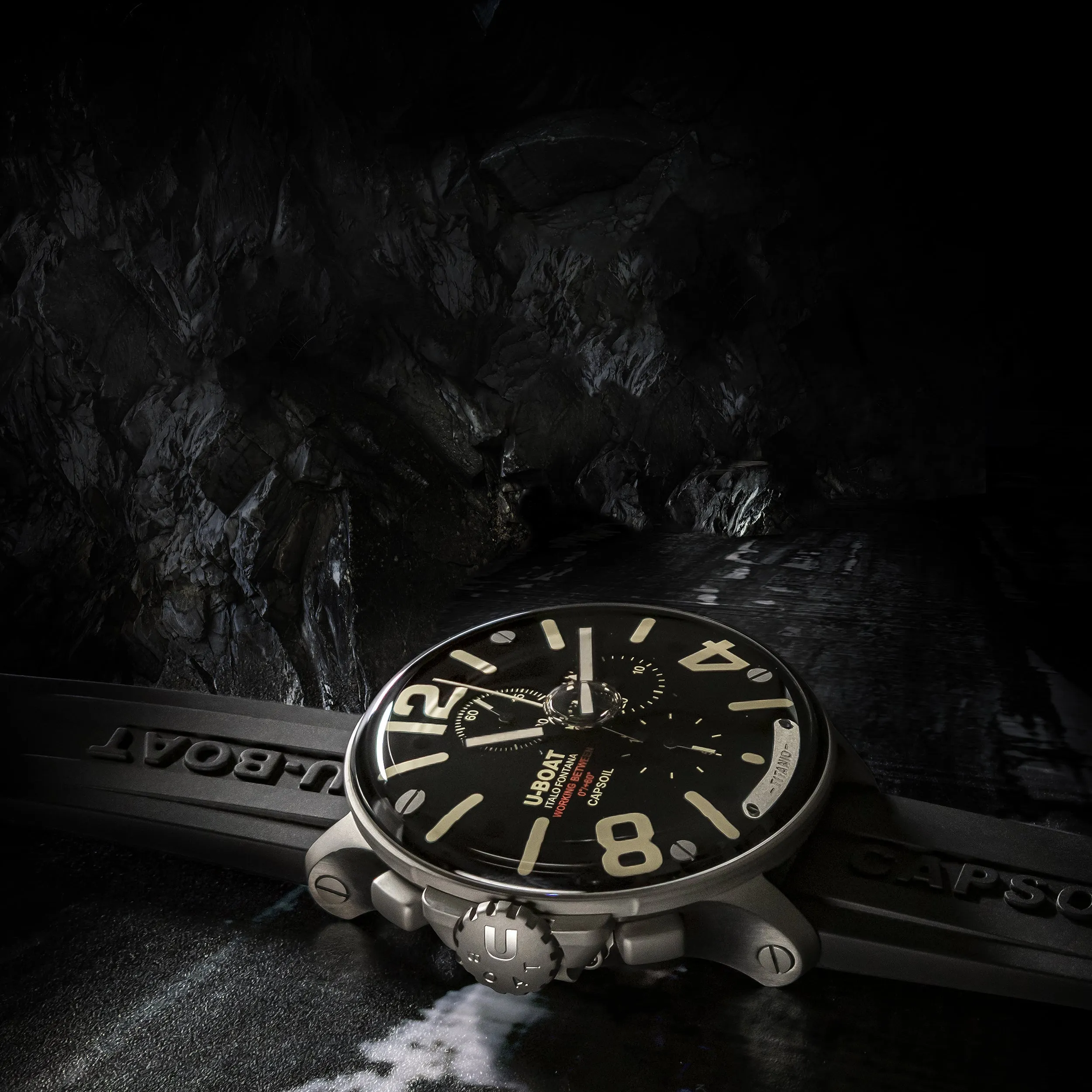 U-Boat 8897 Capsoil 45 Chrono Titanium Men's Watch