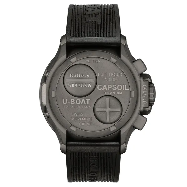 U-Boat 8897 Capsoil 45 Chrono Titanium Men's Watch