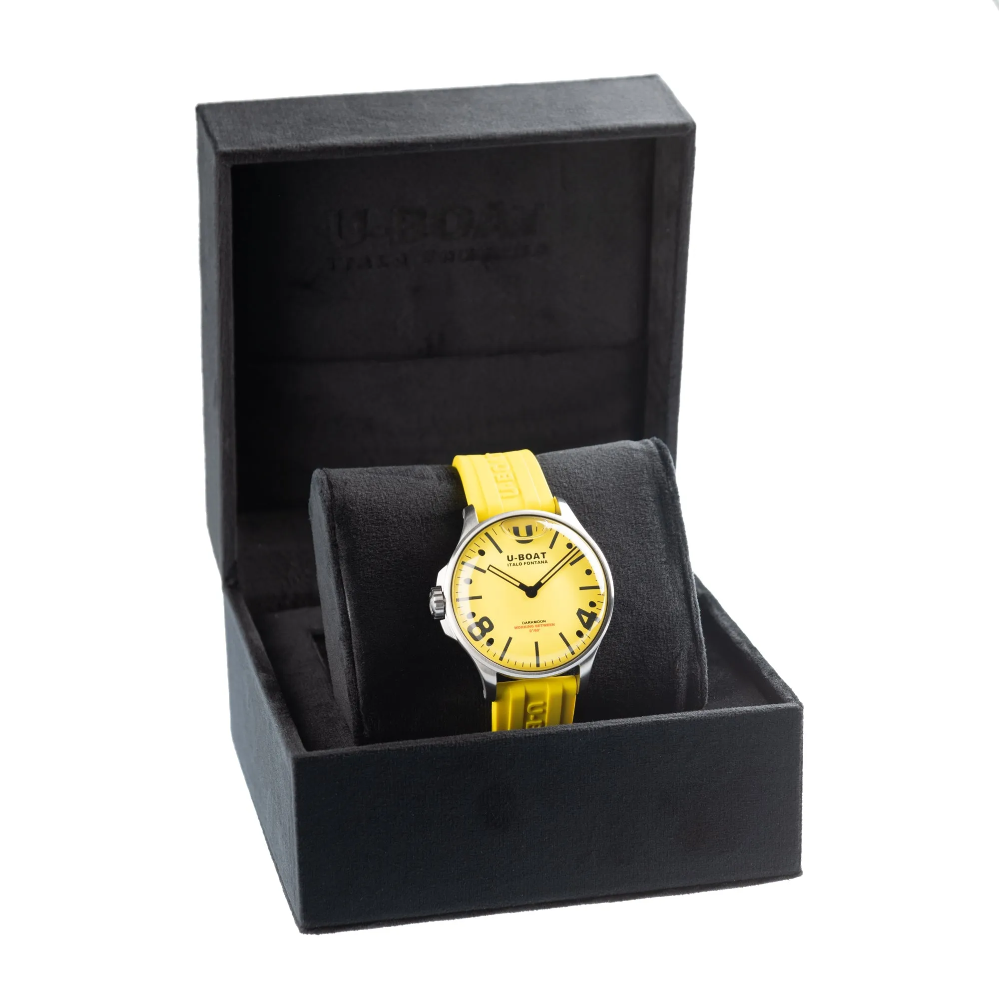 U-Boat 8964 Men's Darkmoon 44mm Yellow SS  Watch