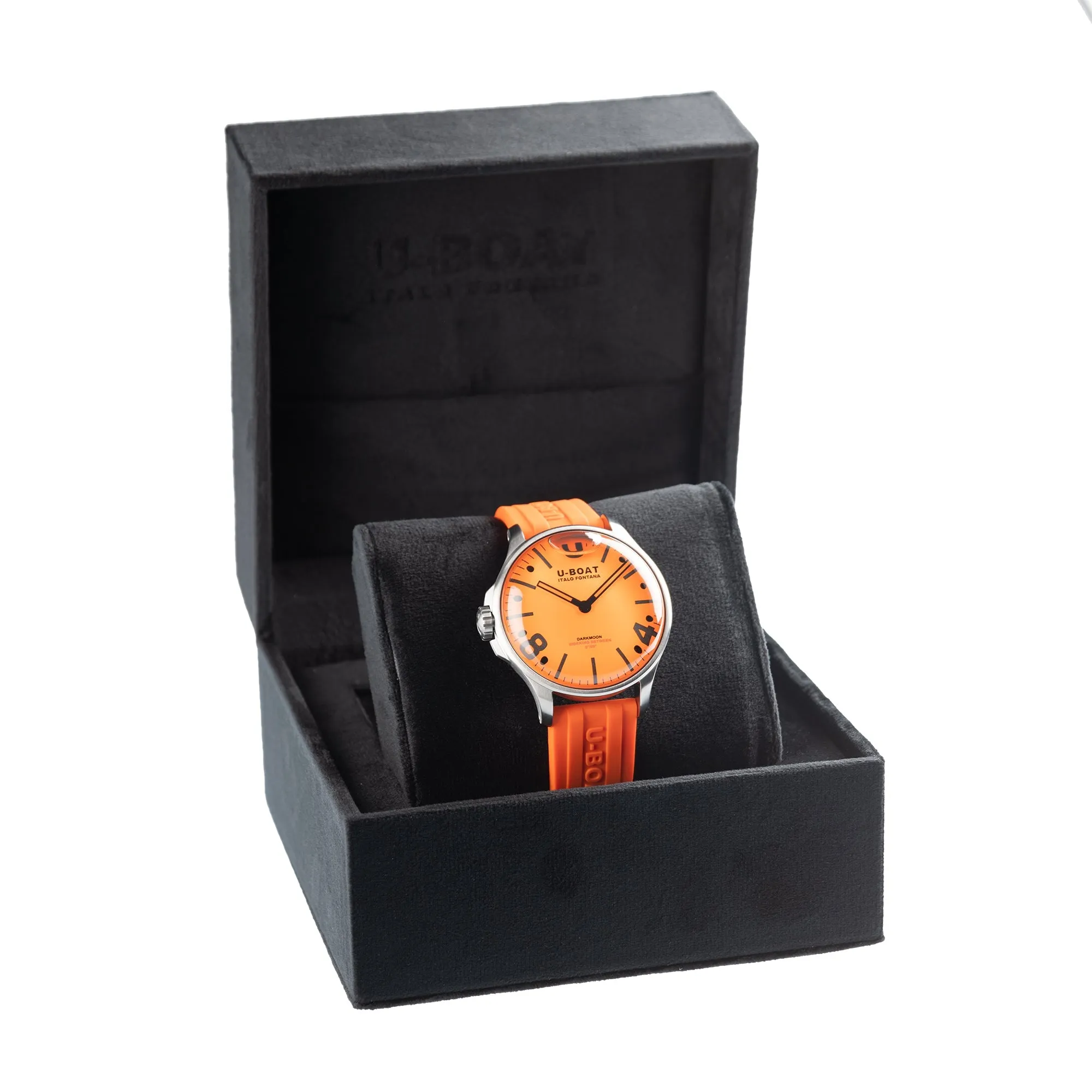 U-Boat 8965 Men's Darkmoon 44mm Orange SS  Watch