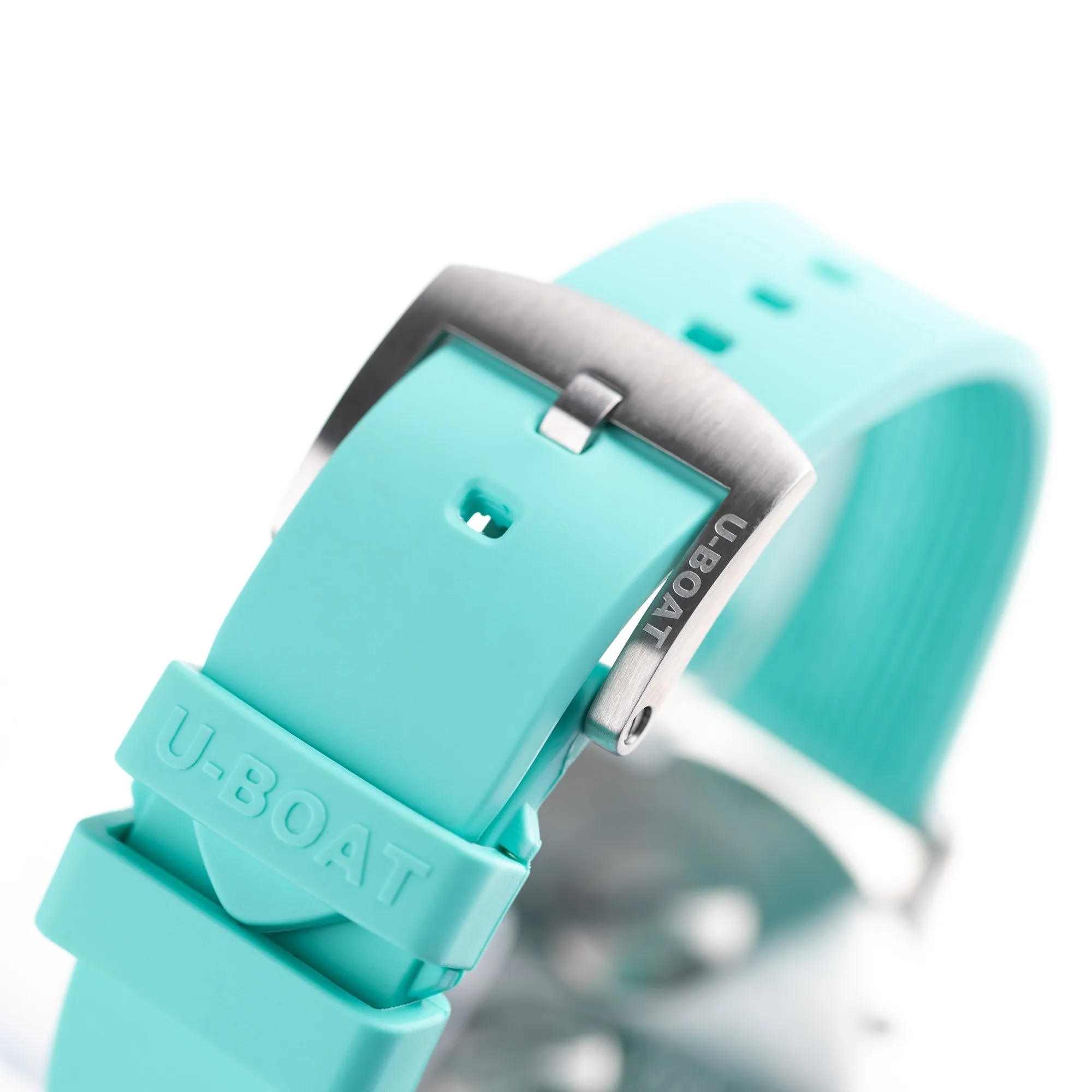 U-Boat 8966 Men's Darkmoon 44mm Aquamarine SS Watch