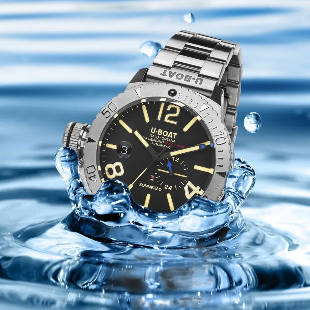 U-Boat 9007/A/MT Men's Black Sommerso Watch