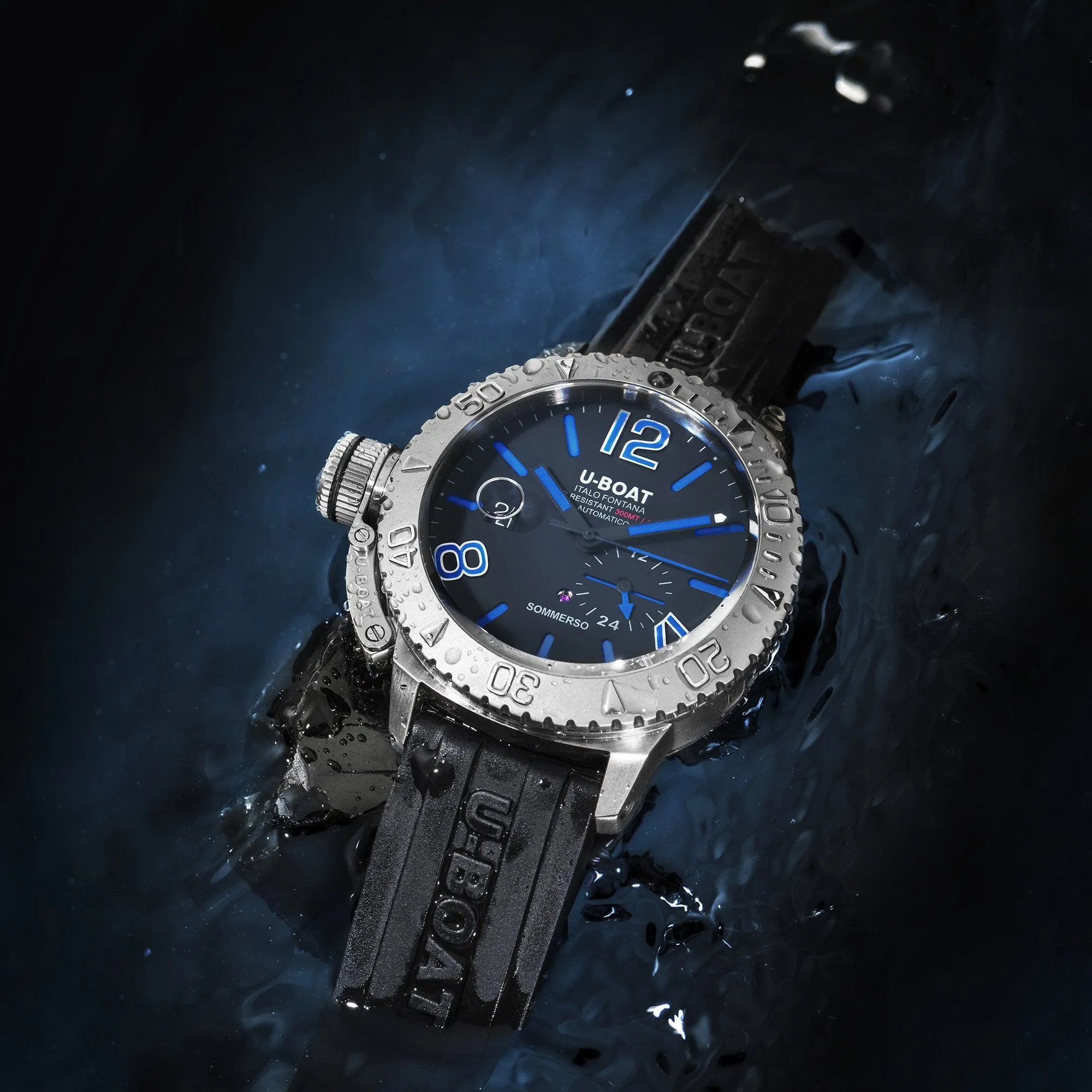 U-Boat 9014 Men's Black Sommerso Watch