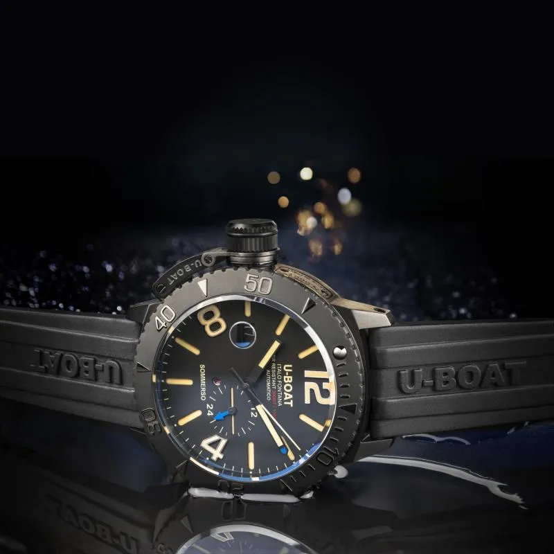 U-Boat 9015 Men's Black Sommerso Watch