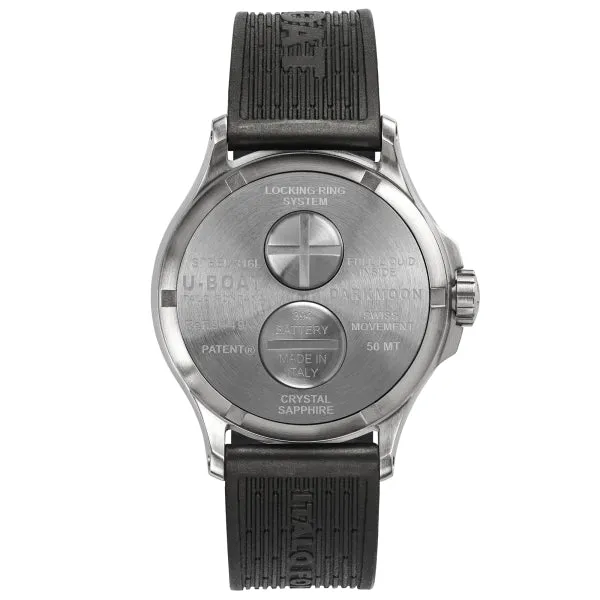 U-Boat 9149 Darkmoon 44MM Grey Soleil SS Men's Watch