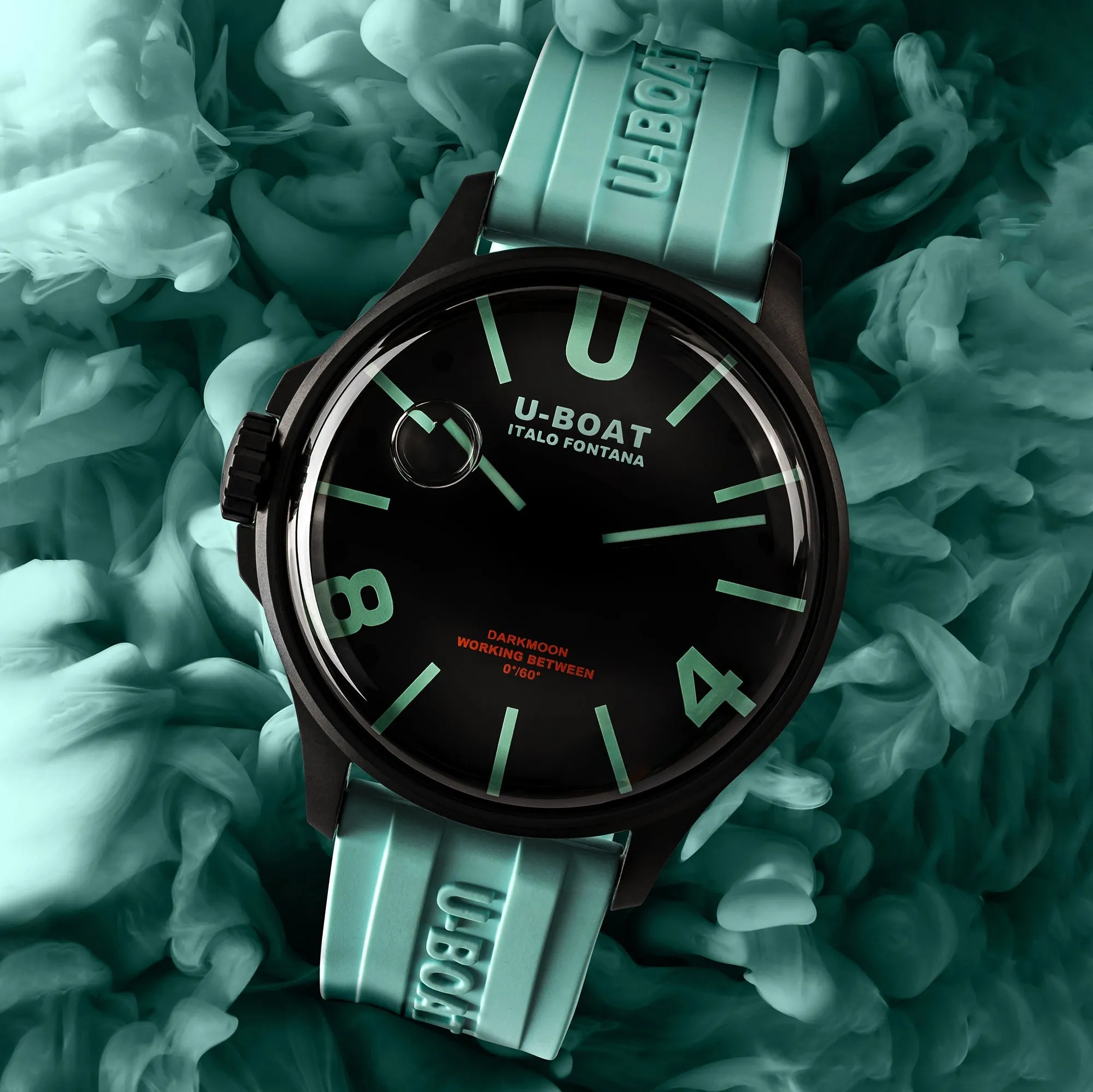 U-Boat Capsoil Darkmoon Men's Aquamarine Watch 9526