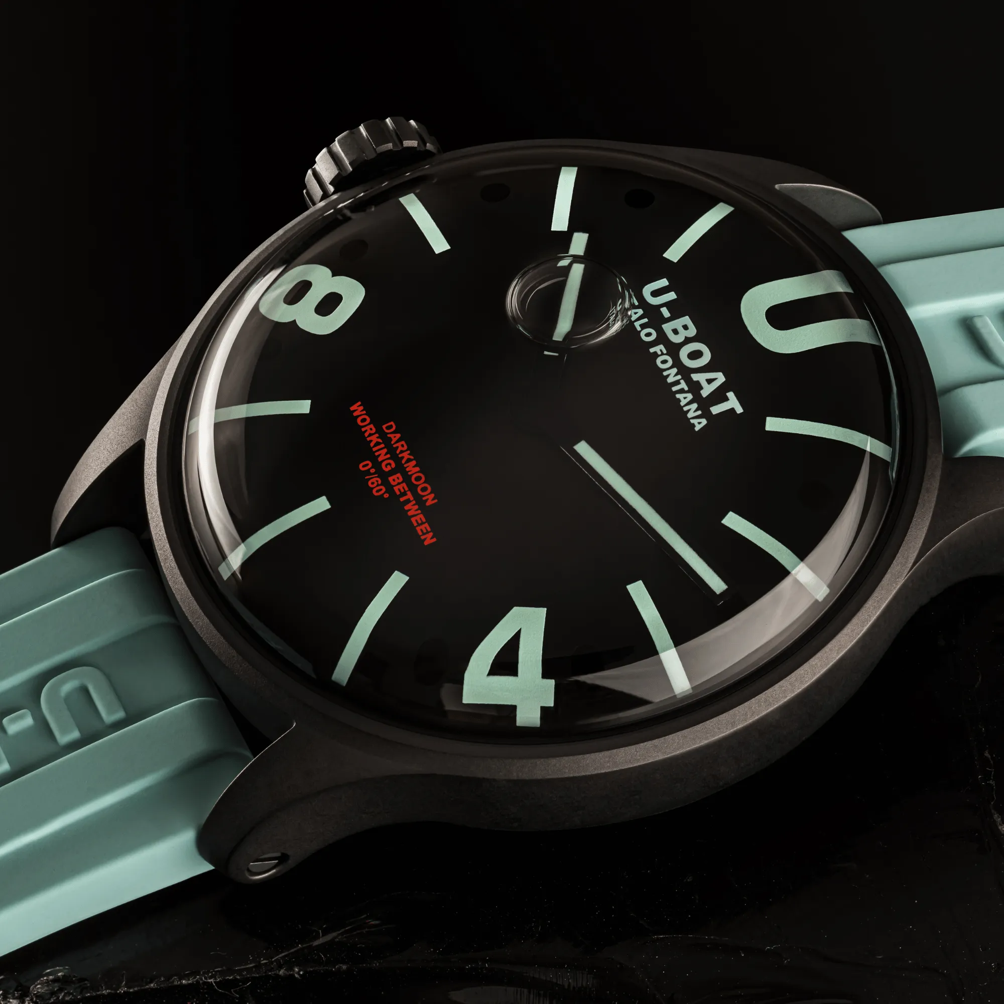 U-Boat Capsoil Darkmoon Men's Aquamarine Watch 9526
