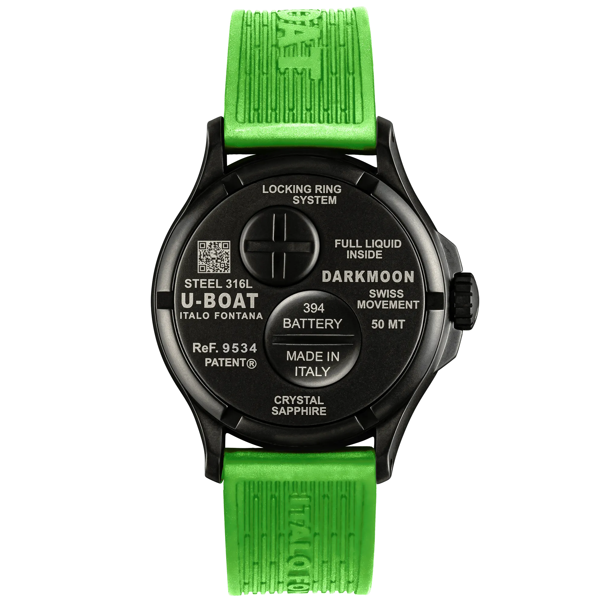U-Boat Capsoil Darkmoon Men's Green Watch 9534