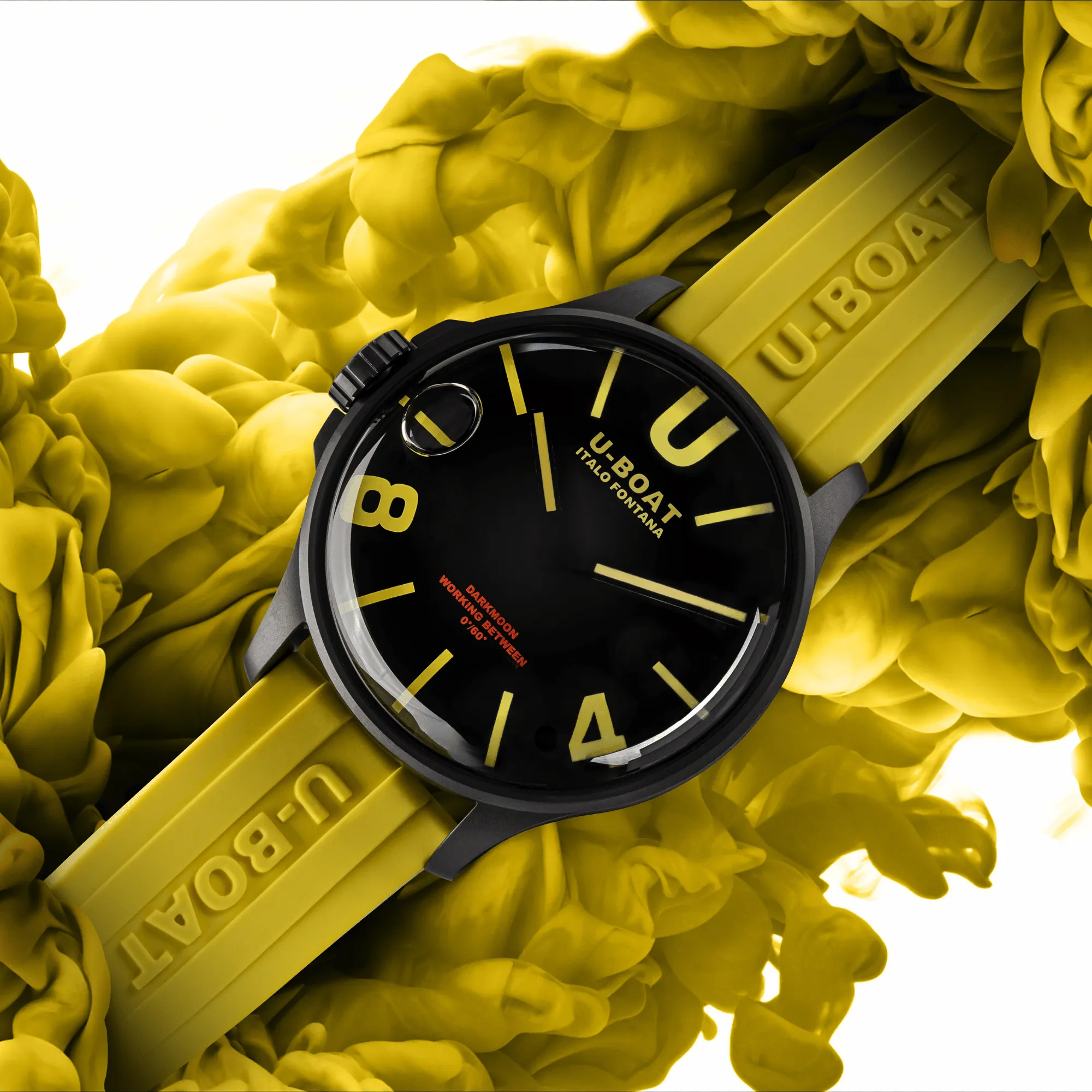 U-Boat Capsoil Darkmoon Men's Yellow Watch 9522