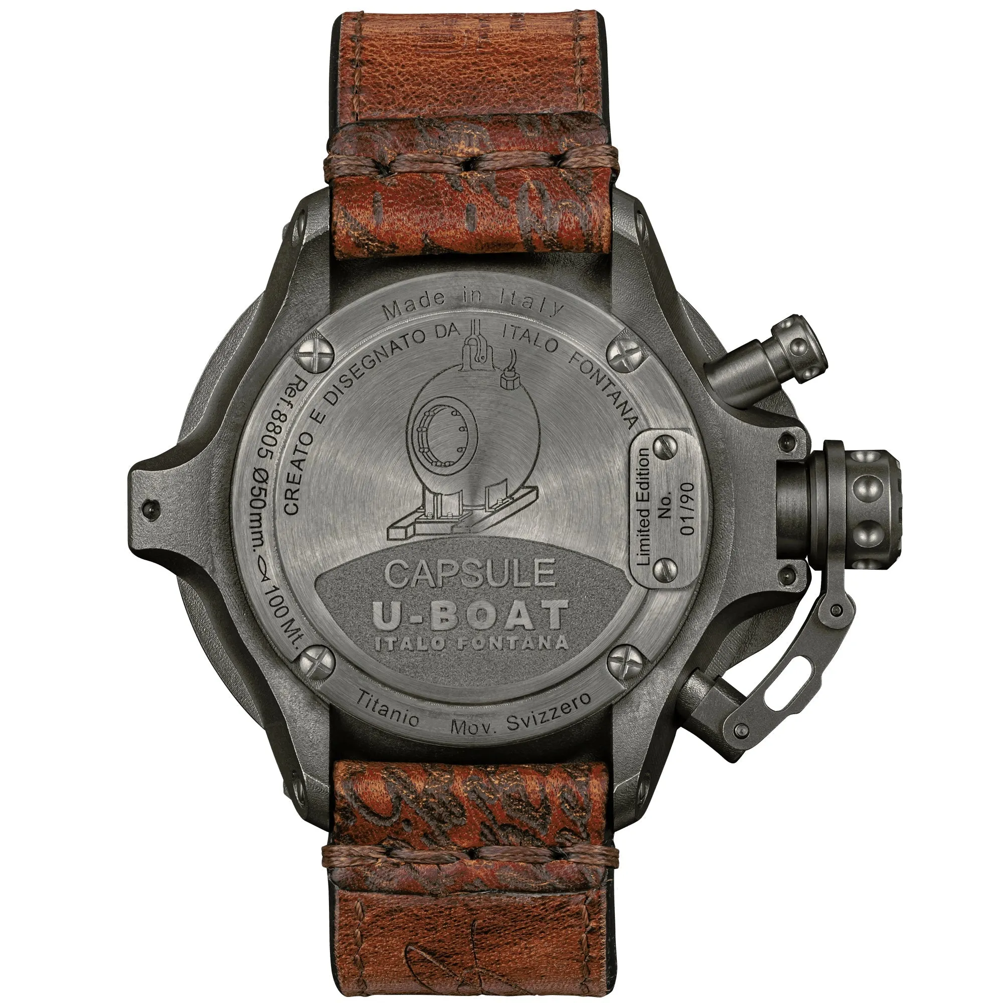U-Boat Capsule 50mm Titanium BK BE Limited Edition Watch