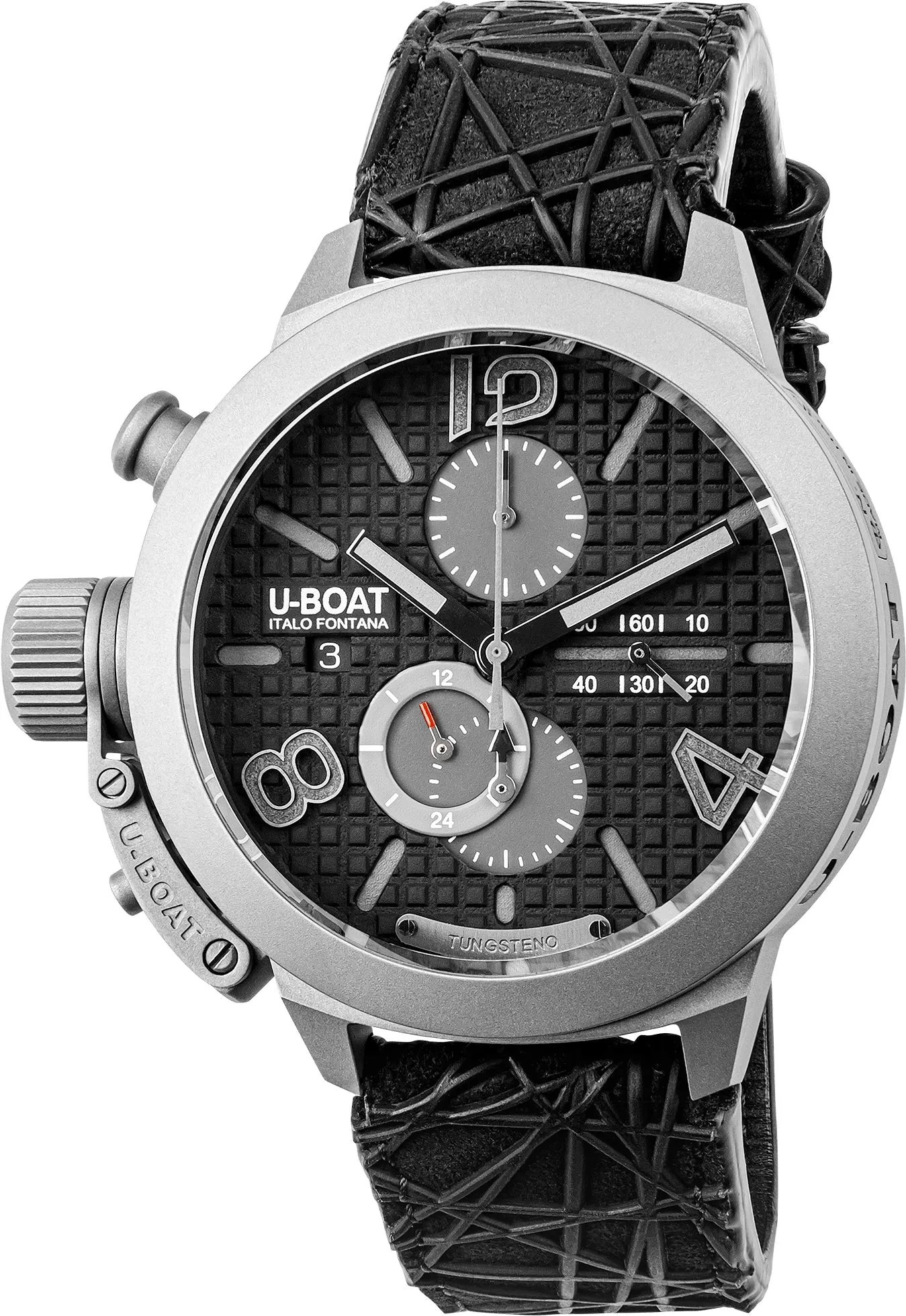 U-Boat Classico 45 Titanium Chronograph Tungsten Black Limited Edition Watch