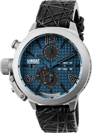 U-Boat Classico 45 Titanium Chronograph Tungsten Blue Limited Edition Watch