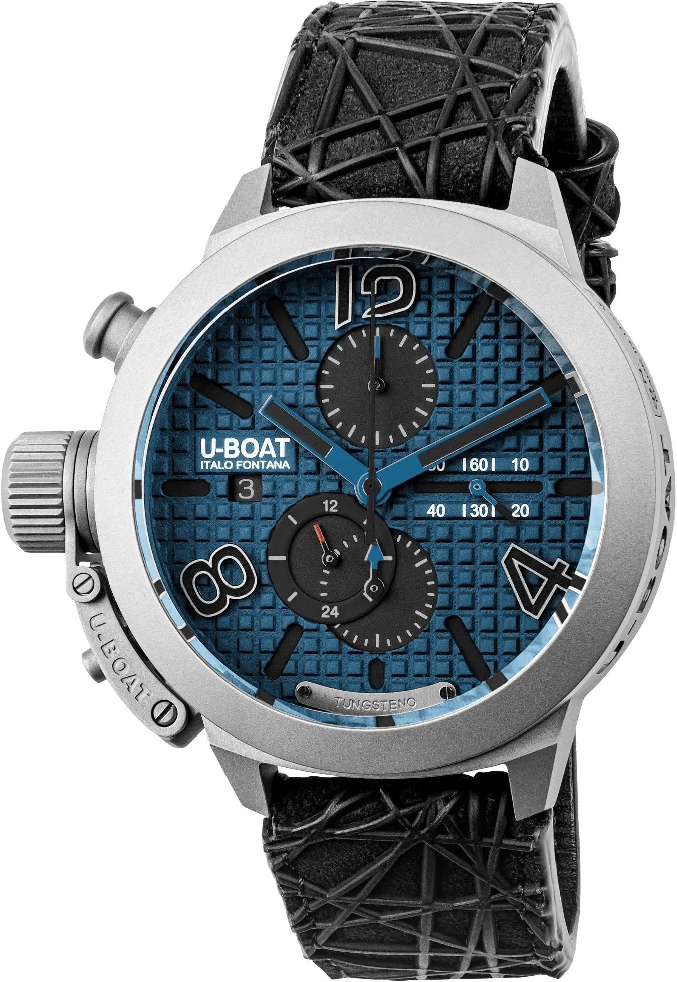 U-Boat Classico 45 Titanium Chronograph Tungsten Blue Limited Edition Watch
