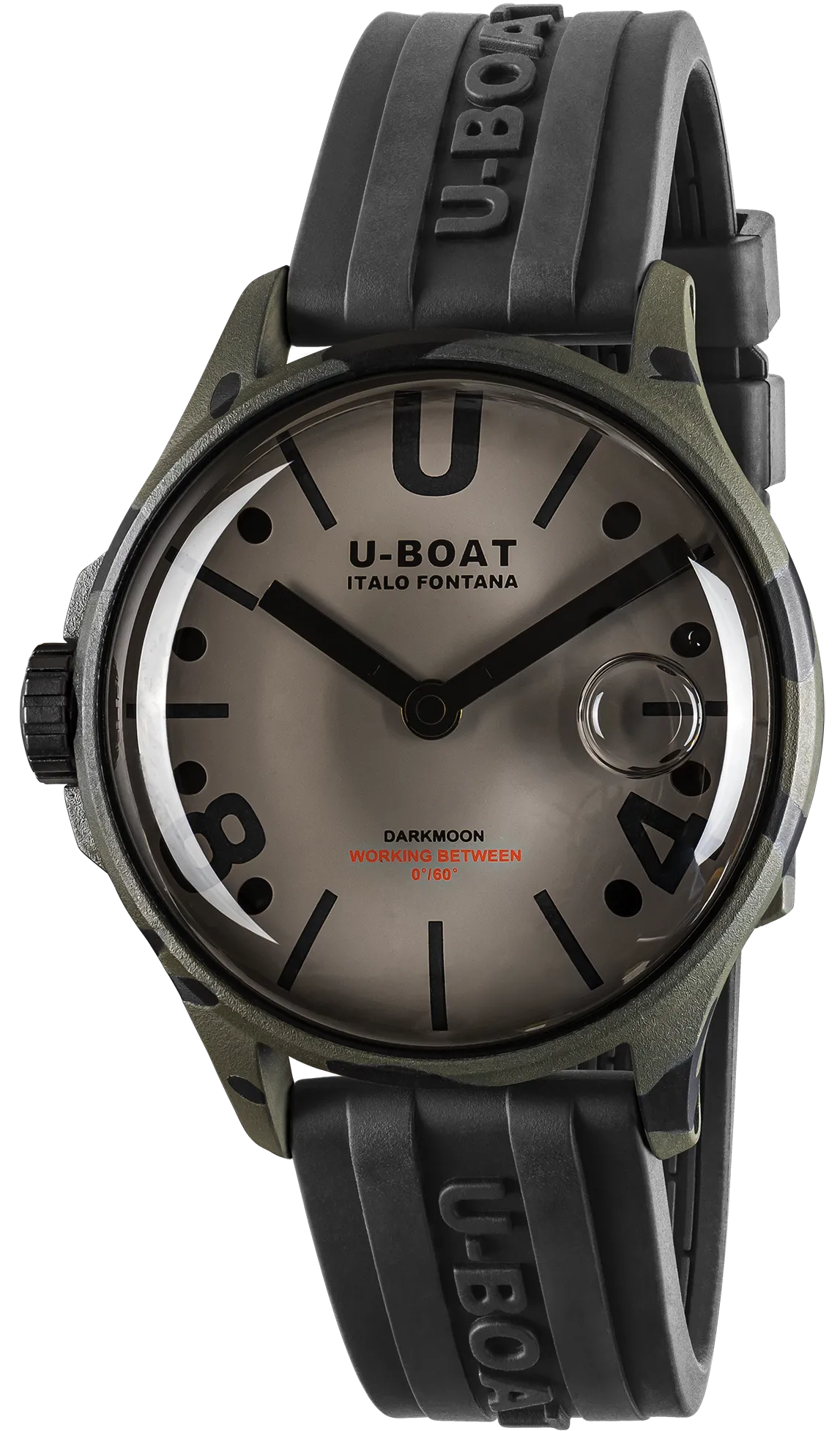 U-Boat Darkmoon 40 Camouflage Grey Curve Black Watch