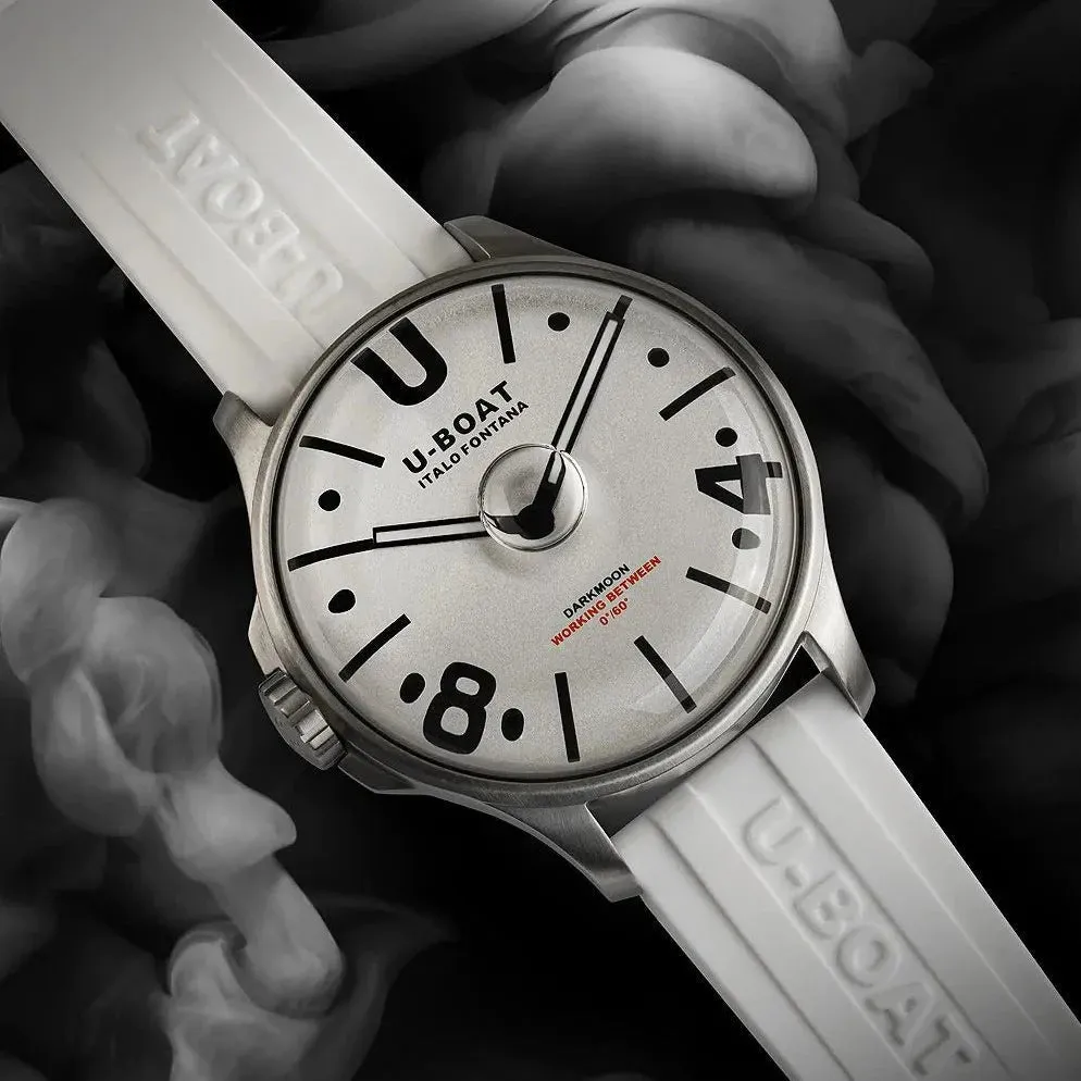 U-Boat Darkmoon 44mm White Curve SS Men's Watch U9542